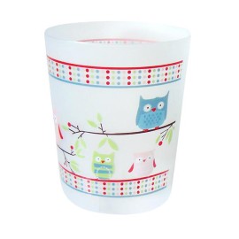 Koupelnový koš TORO 20x24cm sovička