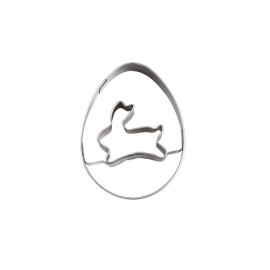 Vykrajovátko na velikonoční cukroví TORO 6cm vajíčko - králík