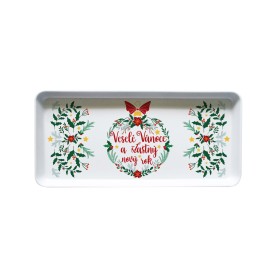 Melaminový servírovací tác TORO 35x16,5cm veselé vánoce