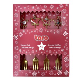 Vánoční dezertní vidlička TORO 4ks
