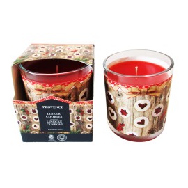 Vonná svíčka ve skle PROVENCE 20 hodin linecké