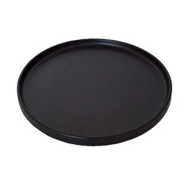 Keramický jídelní talíř KITCHISIMO 26cm černý mat