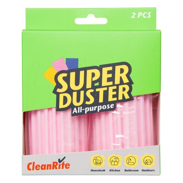 SUPER DUSTER univerzální houbička na prach 2ks 11,5x5,5cm