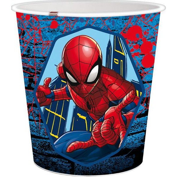 Plastový odpadkový koš Spiderman 5l