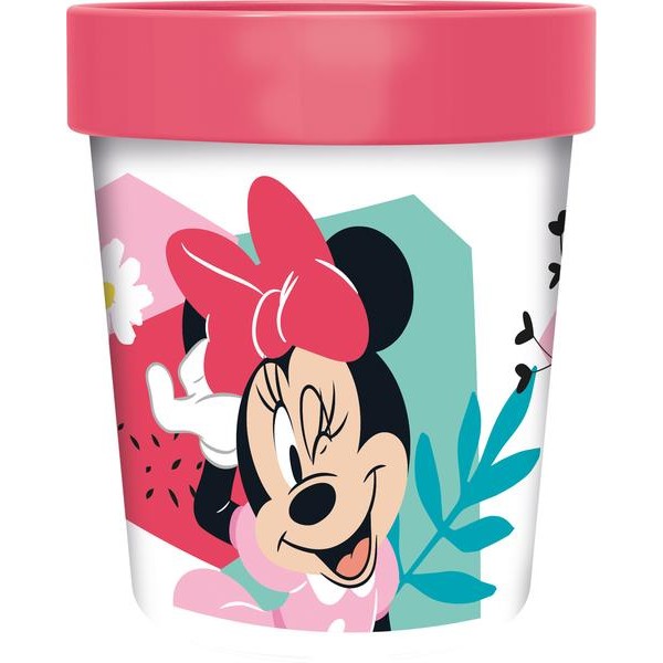 Plastový kelímek MINNIE 260ml protiskluzový