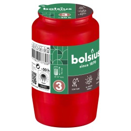 NÁPLŇ DO HŘBITOVNÍ SVÍČKY ČERV.2,5DNE HOŘENÍ 9,6CM