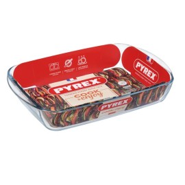 PEKÁČ SKLENĚNÝ PYREX 3,7L, 40X27X6CM