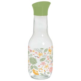 Skleněná karafa s víčkem TORO 1l